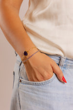 Load image into Gallery viewer, Violette Charm Bracelet