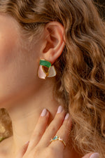 Load image into Gallery viewer, Rose Tide Earrings